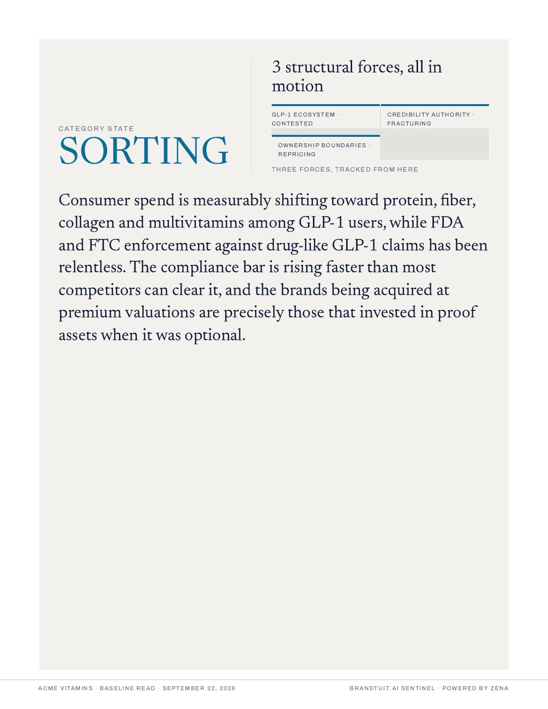 Acme Vitamins Sentinel Baseline Read, page 2
